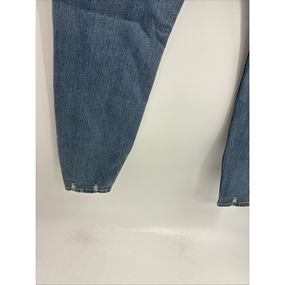 RVCA Womens Size 30 Dayley Mid Rise Skinny Jeans Blue Stretch Denim Casual - Picture 6 of 9